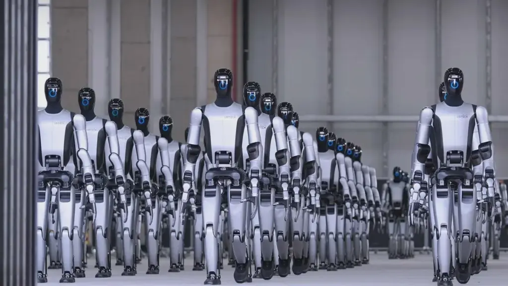 Uhyggelig menneskelignende robotter begynder at patruljere grænsen mellem Kina og Vietnam